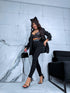 Черные джинсы EXTRA HIGH WAIST AP398-16